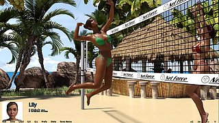 Where The Heart Is Lesbian Kiss On The Beach Ep 99