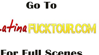 Latina horny fuck tour couple hotel sex scandal filmed by