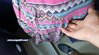 Blowjob in Train! Unknown MILF Lick My Dick Like a Cow!