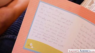 MILF Katie Morgan Fucking in the Bed with Her Tits