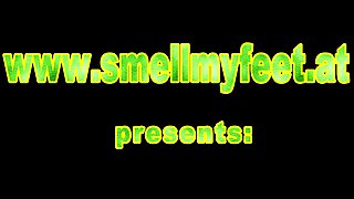 brown nylons feet smelling