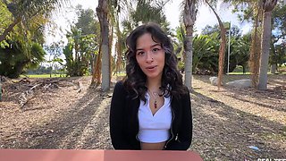 The couple fucked in doggy style and missionary, with an amazing finish.