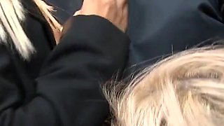 Penetrate two MILF policewomen seduced in the butt