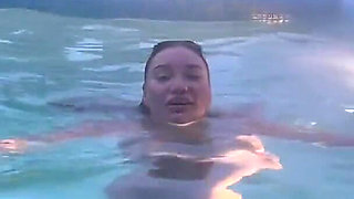 Monika fox gives winter quick blowjob and masturbates in nature surrounded by snow