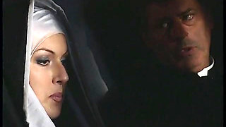 Horny nun wants a hard cock in her immoral ass