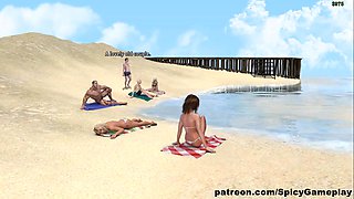 Adventures Of Willy D Wife Cheats Her Husband With Their Neighbor On The Beach Ep 28