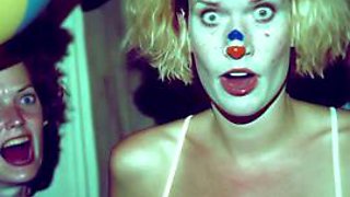 Threesome with Busty Babe: Blowjob, Cowgirl  Amateur Porn