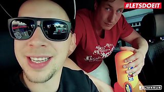 LETSDOEIT - Hot German Teen Picked UP and Fucked On The Side of The Road