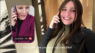 Threesome with Victoria Nova and Gaby on Valentine's Day - Luna Doll