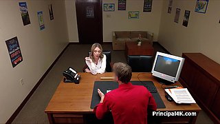 Past prom queen shagged at the head teachers office