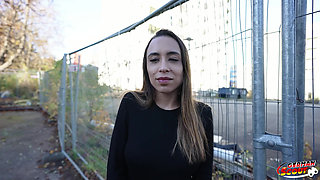 German Scout - Petite Latina Teen Priscila Belini with Perfect Tits Pick up for Casting Fuck