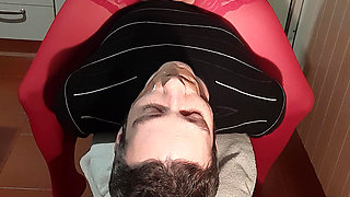 Aggressive Facesitting Punishment!