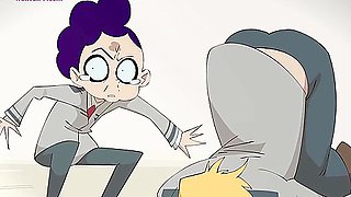 When My Internship Took A Wild Turn Into An Outdoor Fuck Session Against A Tree! - Car Toon