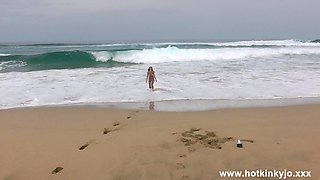 Anal Fisting on the Beach and in the Ocean by Hotkinkyjo