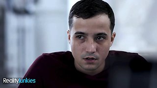 Realityjunkies - busty cougar hires a fellow to help her with work and with all her sexual needs