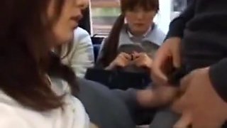 Publicsex Asian Sucks Cock On The Bus