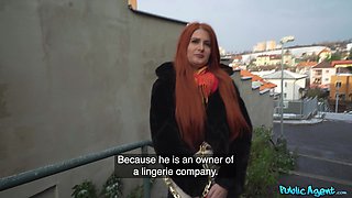 Erik Everhard's Redhead Passion with a Bubble Butt in Public