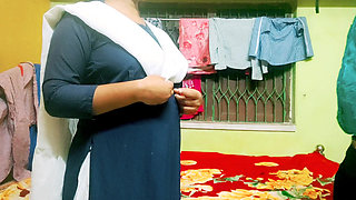 A Bangladeshi boy fuck three women in his aunty's house with bengali audio