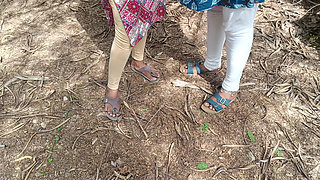 Step Sisters Enjoying Outdoor Hot Romance