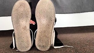 Foot fetish and masturbation