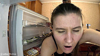 My husband pranked me while filming homemade video! Instead of him I was fucked by...