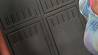 Teen Locker Room Fingering Seduction