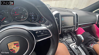 Merry Ferry Masturbation In The Car