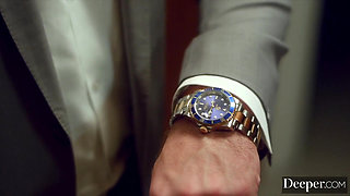 Deeper. Gorgeous Gold Digger Is Seduced by Boyfriend's Stepdad