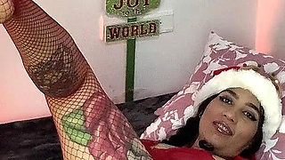 I'm Your Christmas Elf and I'll Fulfill Your Masturbation and Orgasm Wishes, Fill Me with Your Milk