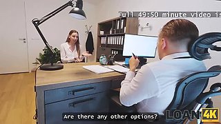 Skinny Young Wife in Short Skirt Sucks Dick and Fucks Hard for Loan - Arina Shy, Stanley Johnson