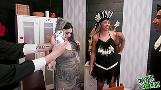 Perverted vixens thrilling porn scene