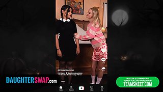 Step stepdaughters use dark magic to summon some real studs but they accidentally summon their stepdads