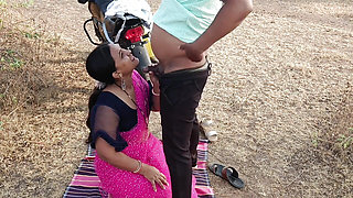 Cute Kavita Bhabhi Fuck with Boyfriend Tatya Cheating on Husband in Jungle