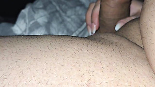 Step mom handjob step son dick without shame in bed