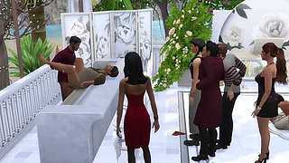 The Blissful Simmers_Wedding after party turned sex party