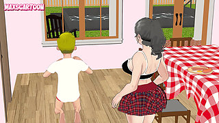 Stepbrother Ethan's Good Morning Kiss