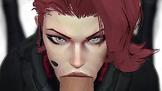 Black Widow gives a blowjob until you cum