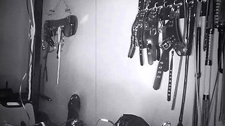 Femdom fetish mistresses fuck bdsm loser with strapon