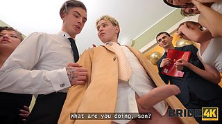 BRIDE4K. We were so horny and got caught together... ft. Ashly Rabbit  Moon Imp: Porn