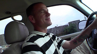 Young beauty with round ass gets fucked after pickup