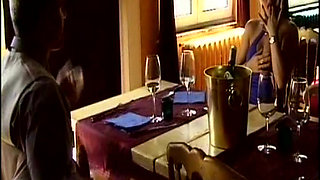 Blonde German Cougar Housewife with Big Booty Rides Monster