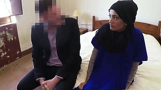 Arab Man Fuck old 2 Refugee in my Hotel Room for Sex