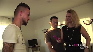 French Chubby Mommy Gangbang Video