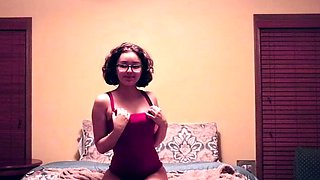 Jessy funny amateur teen brunette toying