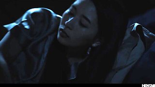 Attractive Tiffany and Leana's lesbian feet licking dirt