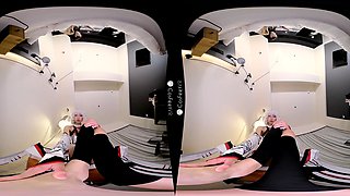 Blonde And Brunette Foot Fetish Fucking