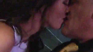 Beautiful babe does ass to mouth and anal fucking with a guy with a huge dick in uniform