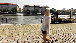 Outdoor Solo Adventure: Bra and Panties Left Behind