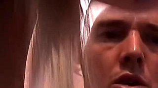 Oh God, Blonde with Tattoo Gets Fucked by Two Guys - Threesome Action!