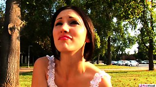 Bareback anal sex with flaming brunettes with big boobs